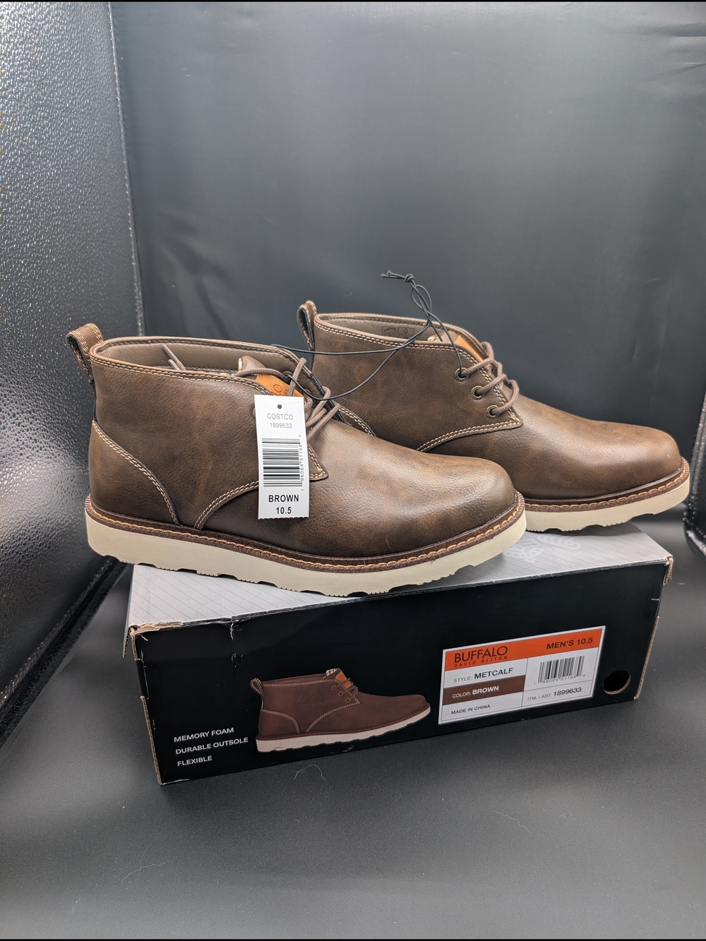 Buffalo David Bitton Brown Men’s Chukka Boots
